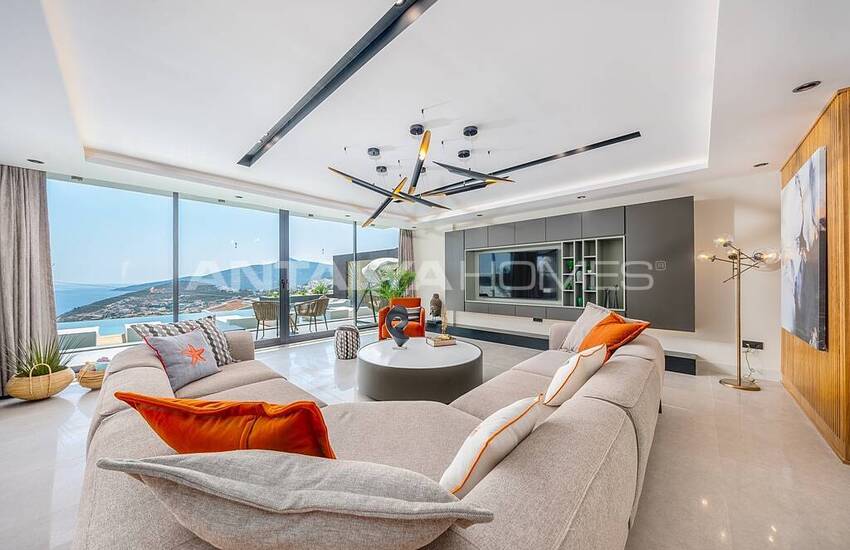 Luxe Villa with Sea View and Infinity Pool in Kalkan 20