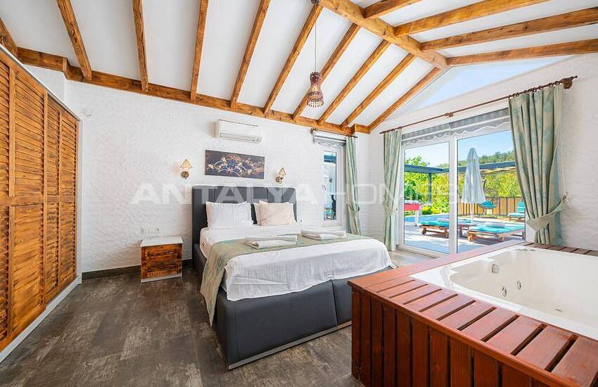 Key Ready Villa with Heated Pool and Jacuzzi in Kalkan 23