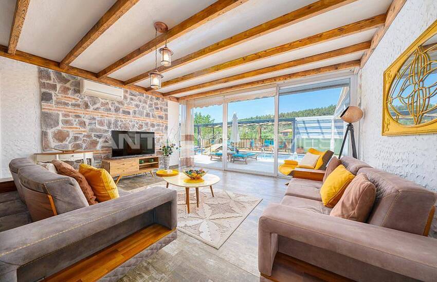 Key Ready Villa with Heated Pool and Jacuzzi in Kalkan 22