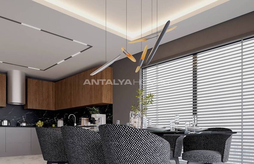 Chic Villas with Private Pools and Gardens in Alanya Tepe 16