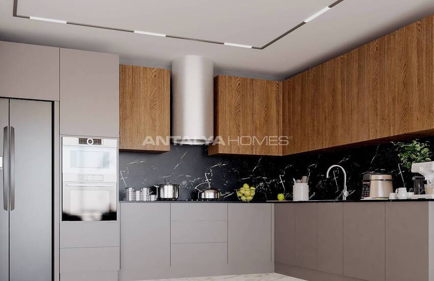 Chic Villas with Private Pools and Gardens in Alanya Tepe 9