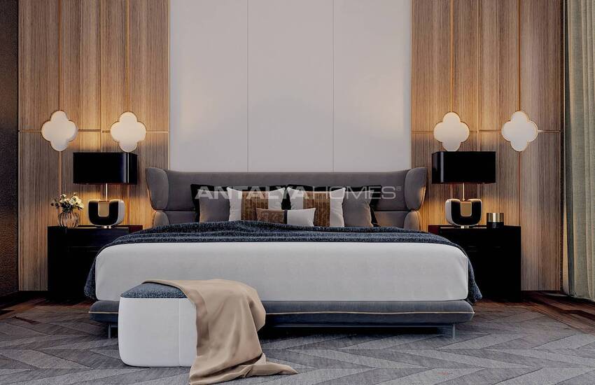 Chic Villas with Private Pools and Gardens in Alanya Tepe 11