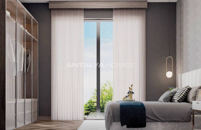 Chic Villas with Private Pools and Gardens in Alanya Tepe 14