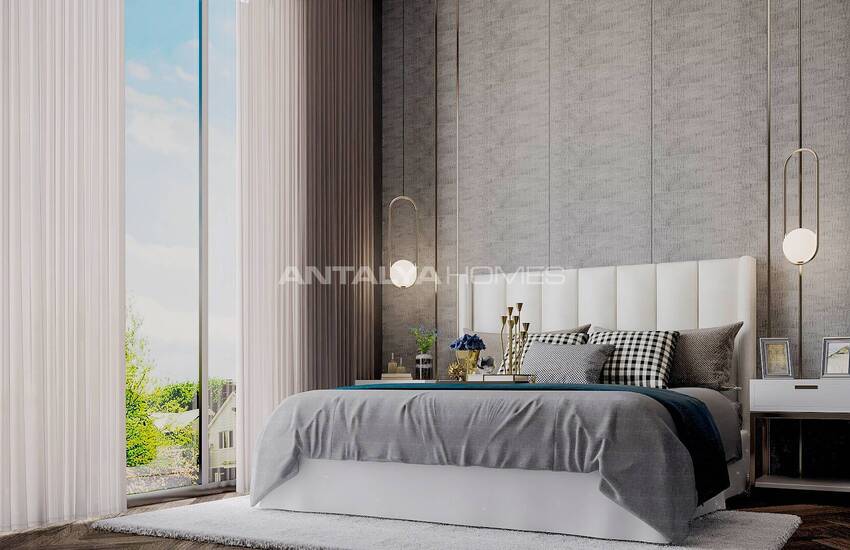 Chic Villas with Private Pools and Gardens in Alanya Tepe 15