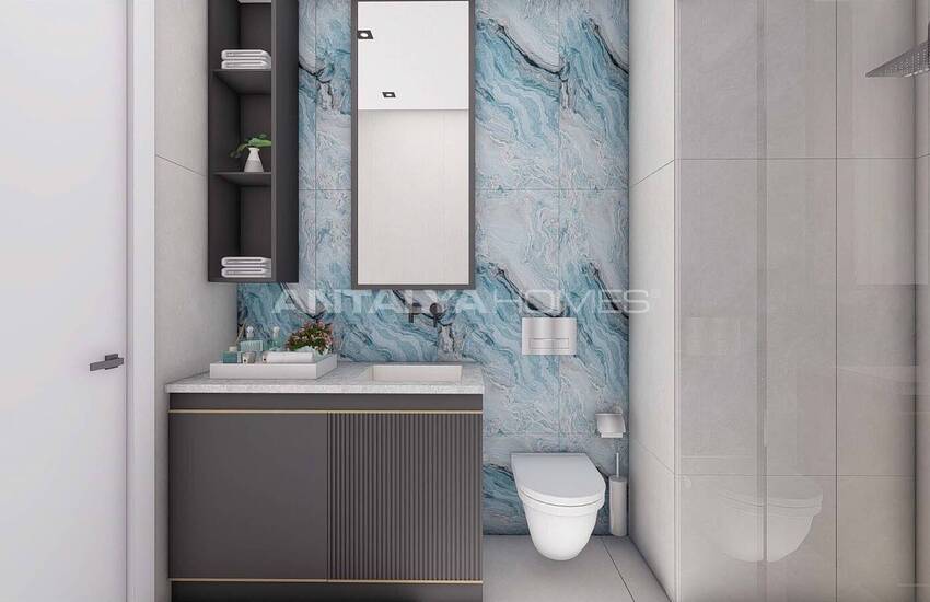 Alanya'da Kaliteli Yaşam Sunan Sitede Satılık Daireler 23