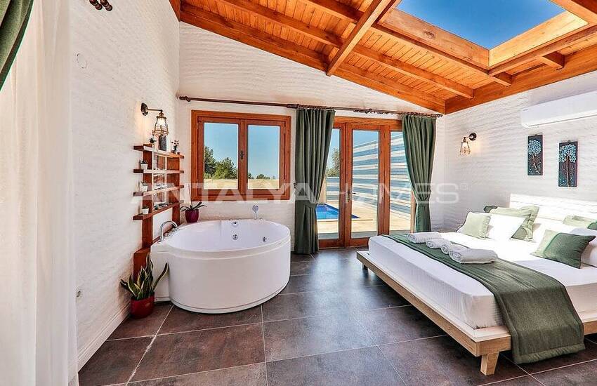 Spacious Home with Pool Intertwined with Nature in Kalkan 41