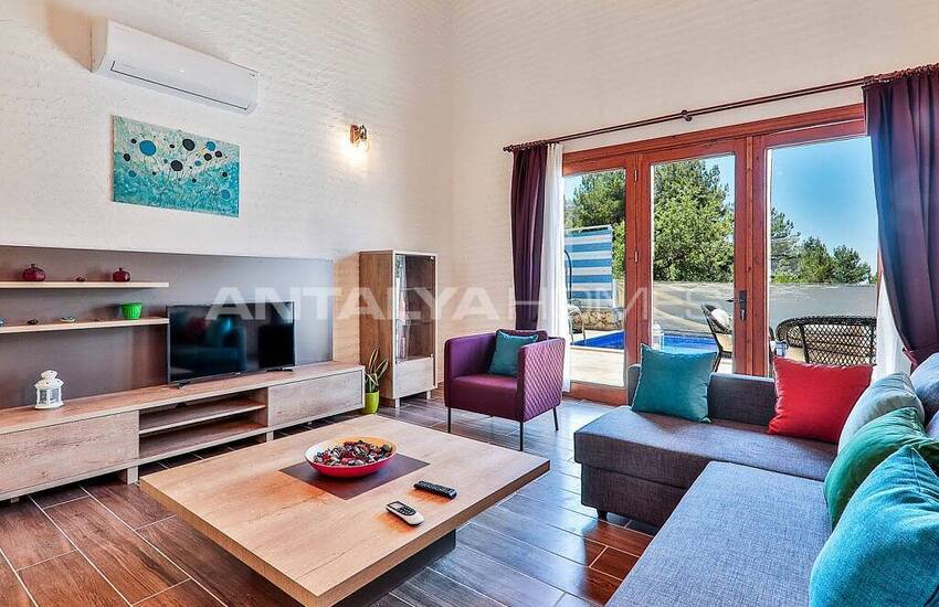 Stylish Villa with Jacuzzi Intertwined with Nature in Kalkan 26