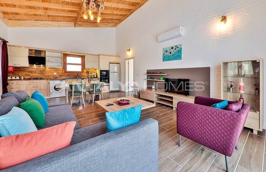 Stylish Villa with Jacuzzi Intertwined with Nature in Kalkan 30