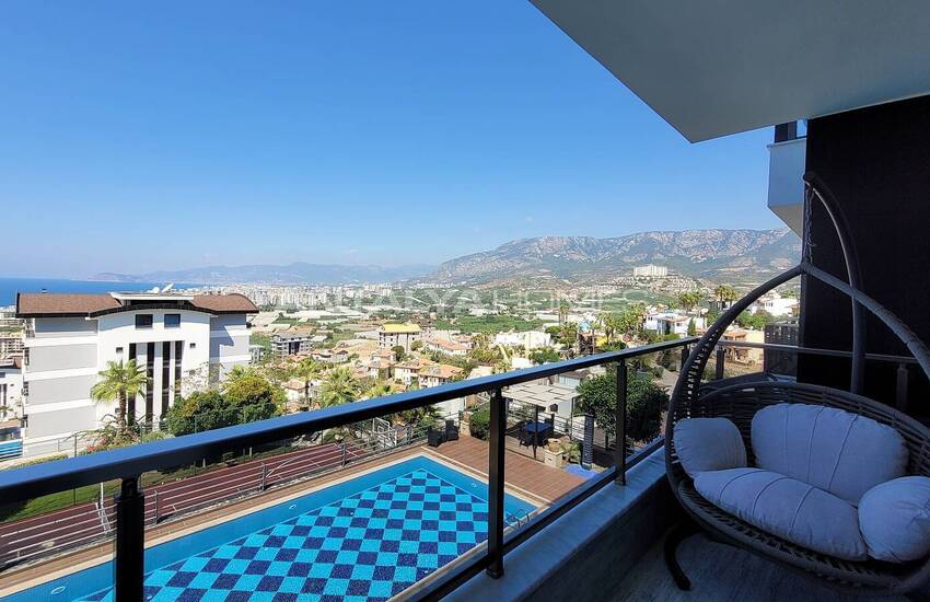 Luxury Designed Apartment with Sea View in Kargicak Alanya 34