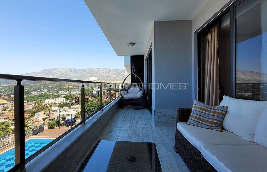 Luxury Designed Apartment with Sea View in Kargicak Alanya 37