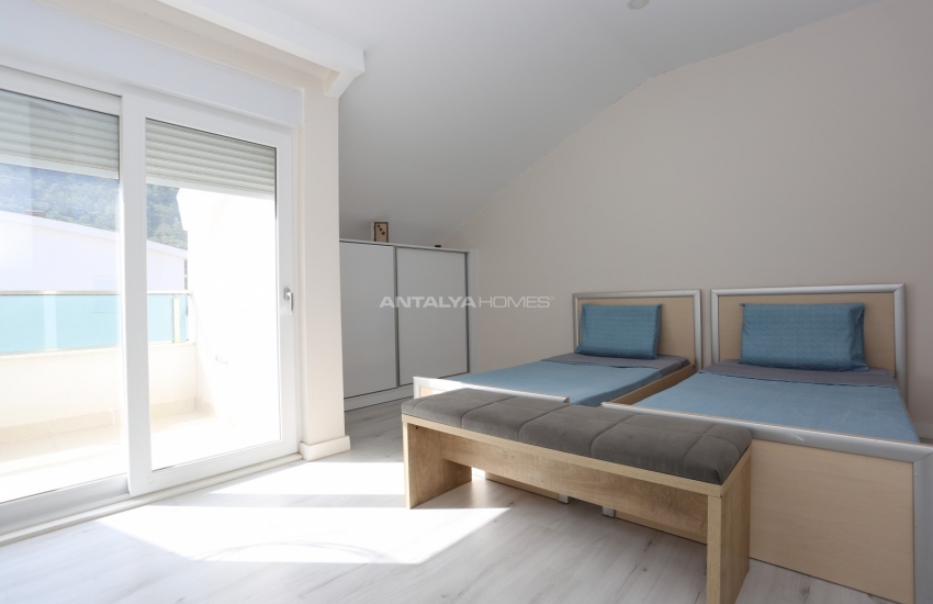 Möblerad Lägenhet Med Utsikt Över Bergen I Konyaalti Sarisu 14