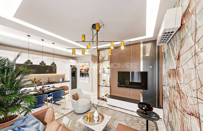 Ultra Luxus Wohnungen In Einem Komplex In Alanya Avsallar 27