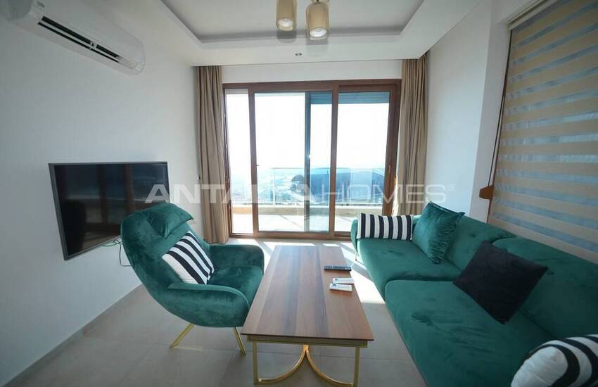 Furnished Investment Apartment with Sea View in Kargicak Alanya 27