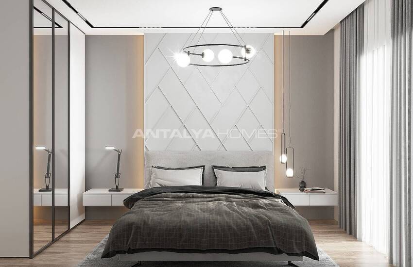Apartments in Vista Premium Project with Security in Konyaalti 40
