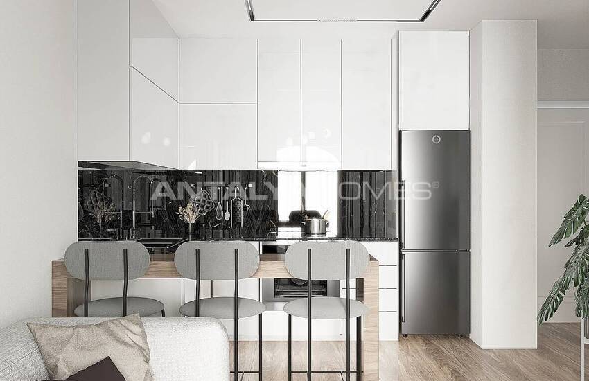 Apartments in Vista Premium Project with Security in Konyaalti 19