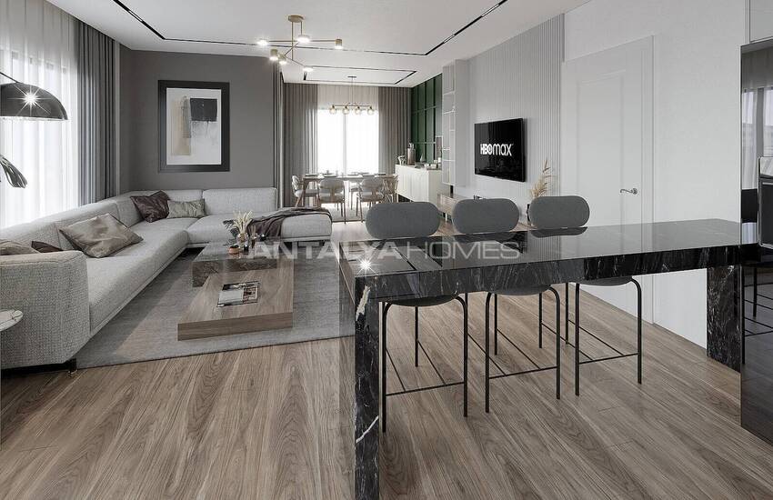 Apartments in Vista Premium Project with Security in Konyaalti 24
