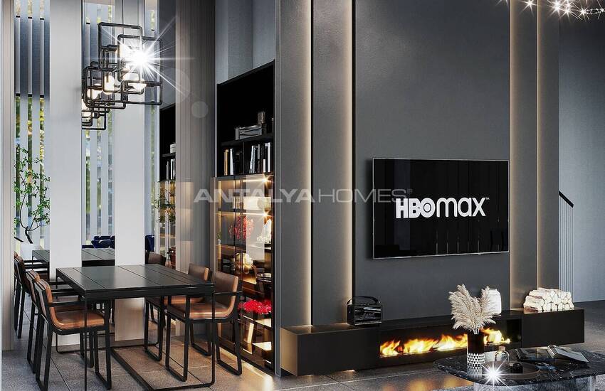 Apartments in Vista Premium Project with Security in Konyaalti 32