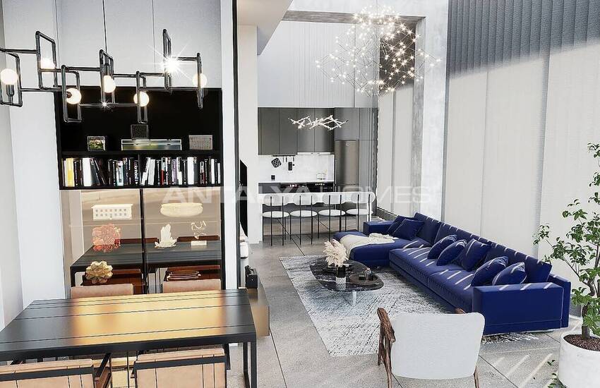 Apartments in Vista Premium Project with Security in Konyaalti 34