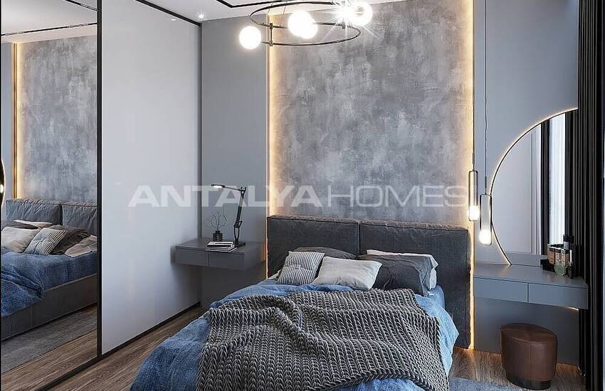 Apartments in Vista Premium Project with Security in Konyaalti 35