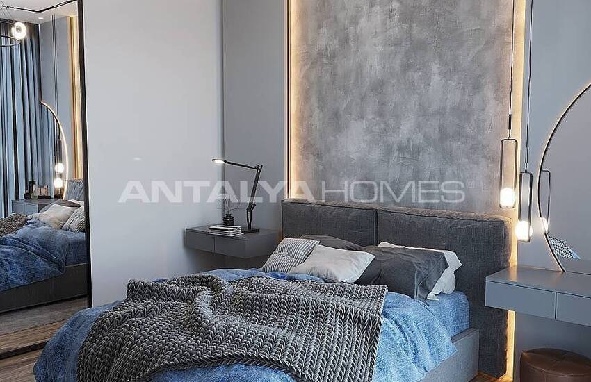 Apartments in Vista Premium Project with Security in Konyaalti 36