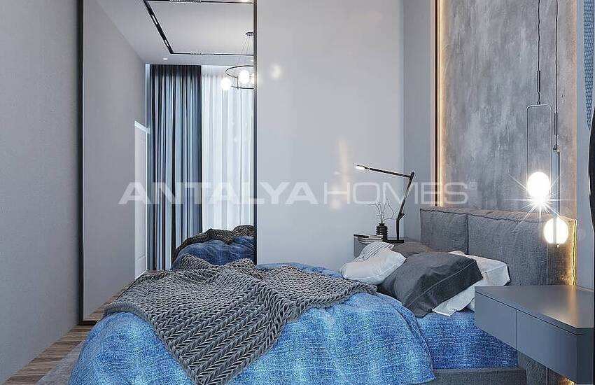 Apartments in Vista Premium Project with Security in Konyaalti 37