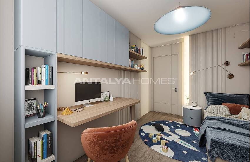 Antalya Aksu’da Toplu Ulaşıma Yakın Havuzlu Sitede Daireler 8