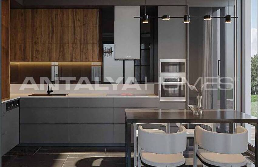 New Villas with Private Pool and Parking Lot in Antalya 17