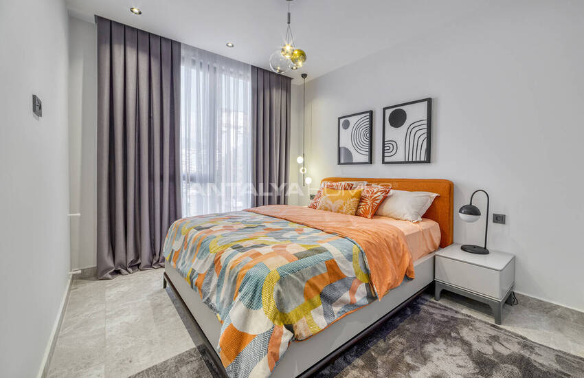 Элитные Квартиры в Благоустроенном Проекте в Тосмуре, Аланья 33