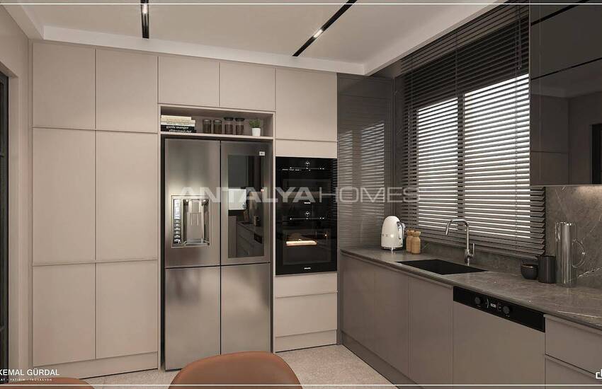 Eleganta Lägenheter I Ett Komplex Med Garage I Antalya Konyaalti 11