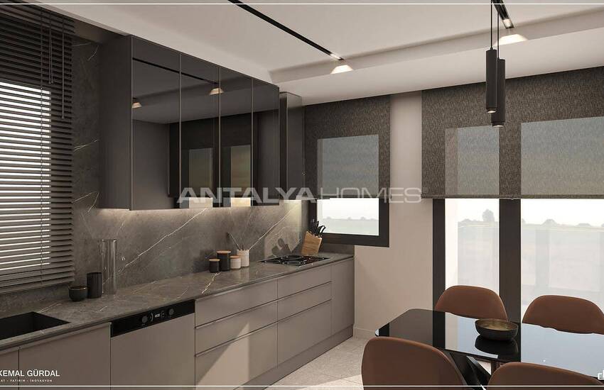 Eleganta Lägenheter I Ett Komplex Med Garage I Antalya Konyaalti 14
