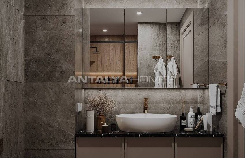 Alanya Oba'da Zengin Olanaklı Sitede Modern Daireler 24