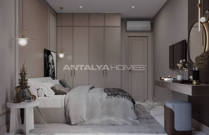 Alanya Oba'da Zengin Olanaklı Sitede Modern Daireler 21