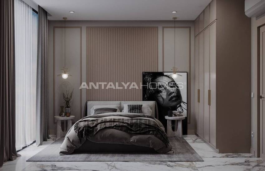 Alanya Oba'da Zengin Olanaklı Sitede Modern Daireler 22