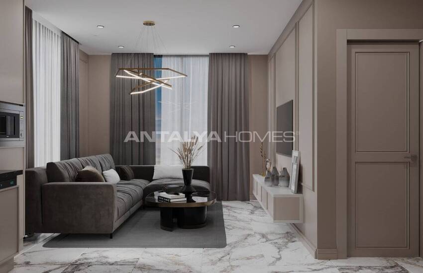 Alanya Oba'da Zengin Olanaklı Sitede Modern Daireler 23