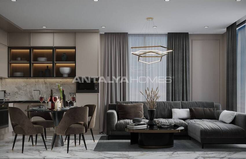 Moderne Wohnungen In Einem Reichen Komplex In Oba Alanya 19