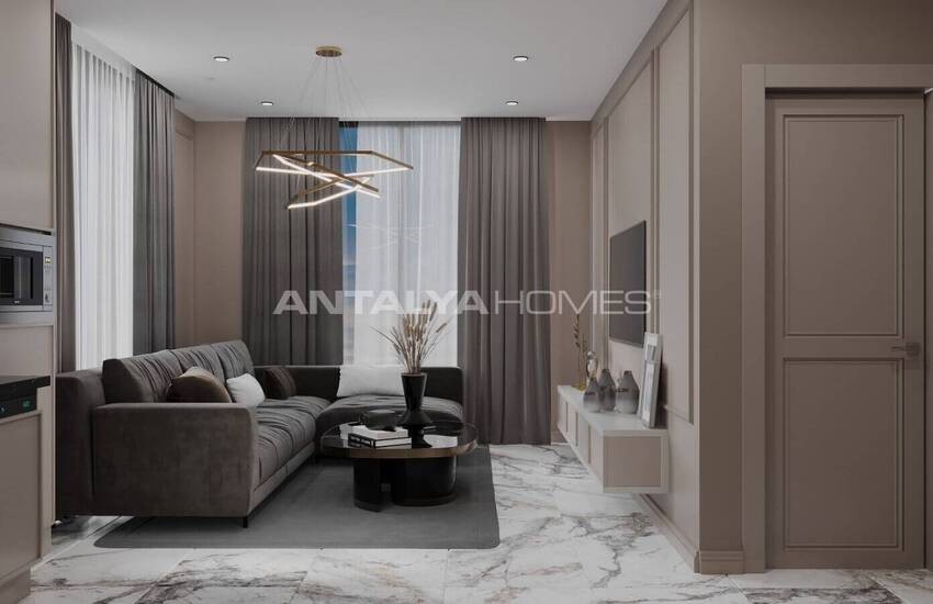 Alanya Oba'da Zengin Olanaklı Sitede Modern Daireler 23