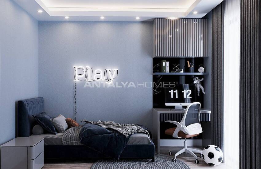 Wohnungen Mit Fußbodenheizung In Einem Komplex In Antalya 25