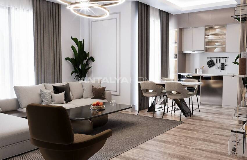 Antalya Kepez'de Havuzlu Sitede Yerden Isıtmalı Daireler 17