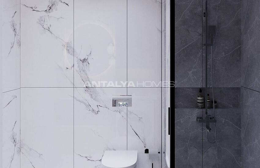 Antalya Kepez'de Havuzlu Sitede Yerden Isıtmalı Daireler 24