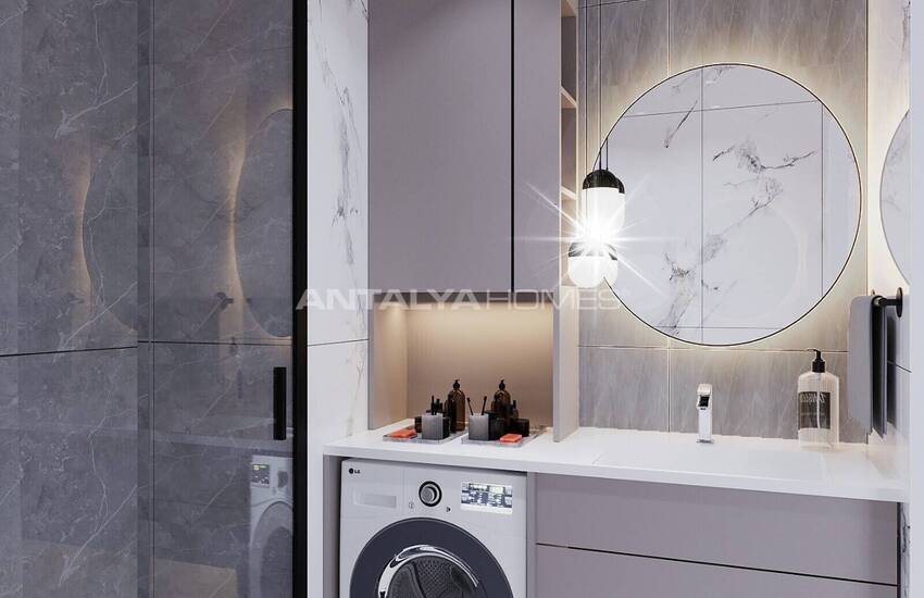 Antalya Kepez'de Havuzlu Sitede Yerden Isıtmalı Daireler 27