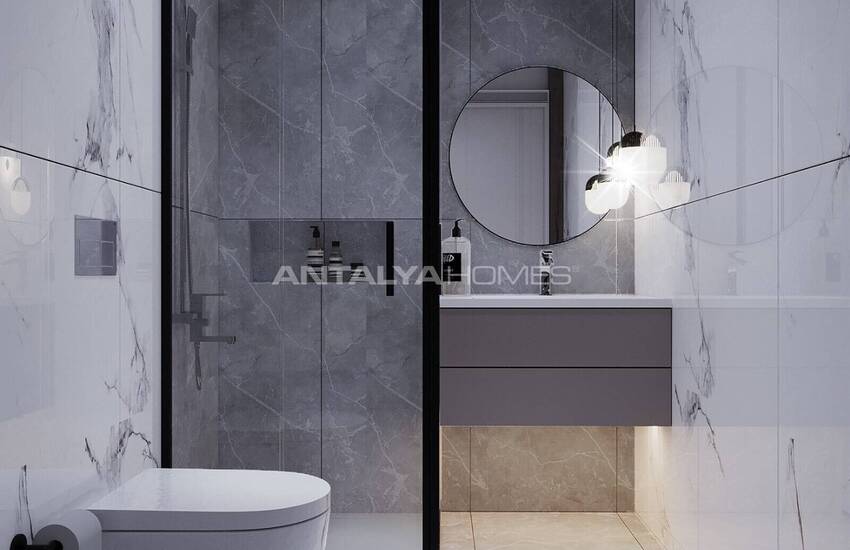 Antalya Kepez'de Havuzlu Sitede Yerden Isıtmalı Daireler 29