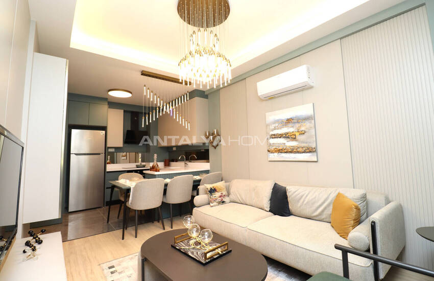 شقق مع تراس مع مجمع سكني آمن في أكسو ألتينطاش 15