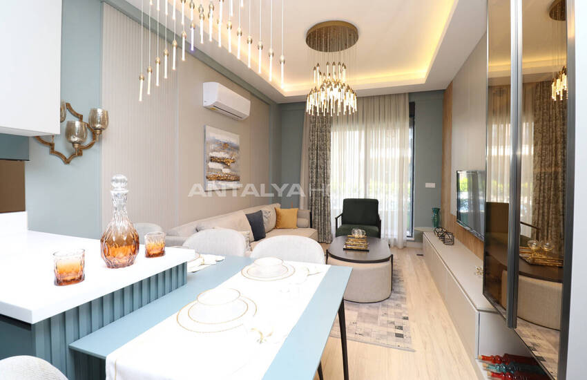 شقق مع تراس مع مجمع سكني آمن في أكسو ألتينطاش 14