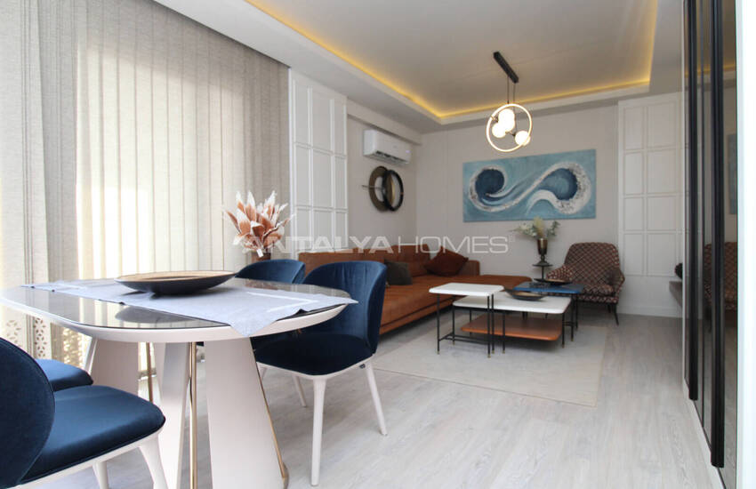 شقق فسيحة من غرفتين مع حديقة للاستخدام في أنطاليا ألتينتاس 11