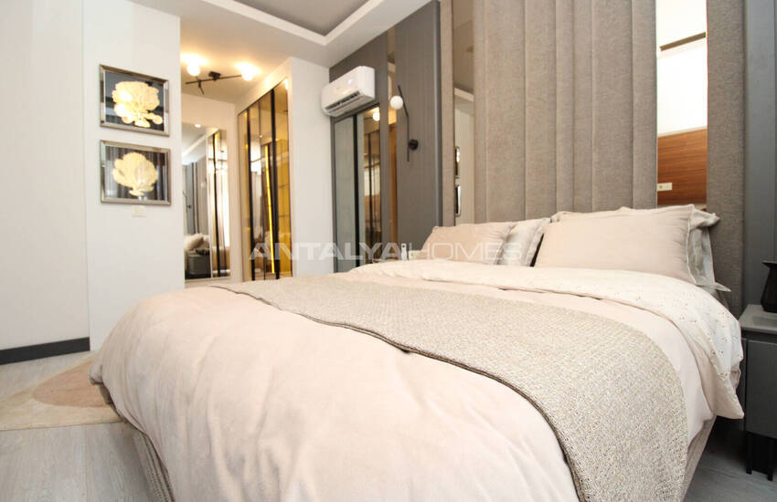 شقق فسيحة من غرفتين مع حديقة للاستخدام في أنطاليا ألتينتاس 16