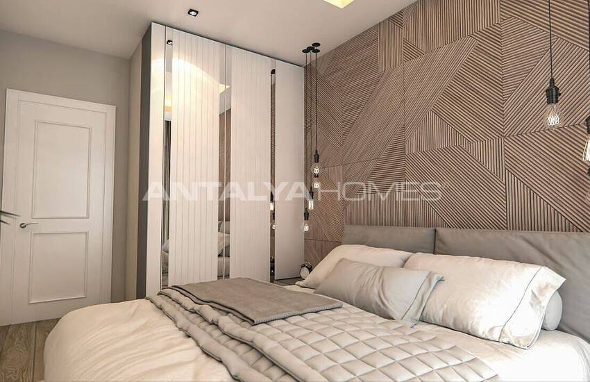 Sea and City View Flats Close to Amenities in Alanya Avsallar 20