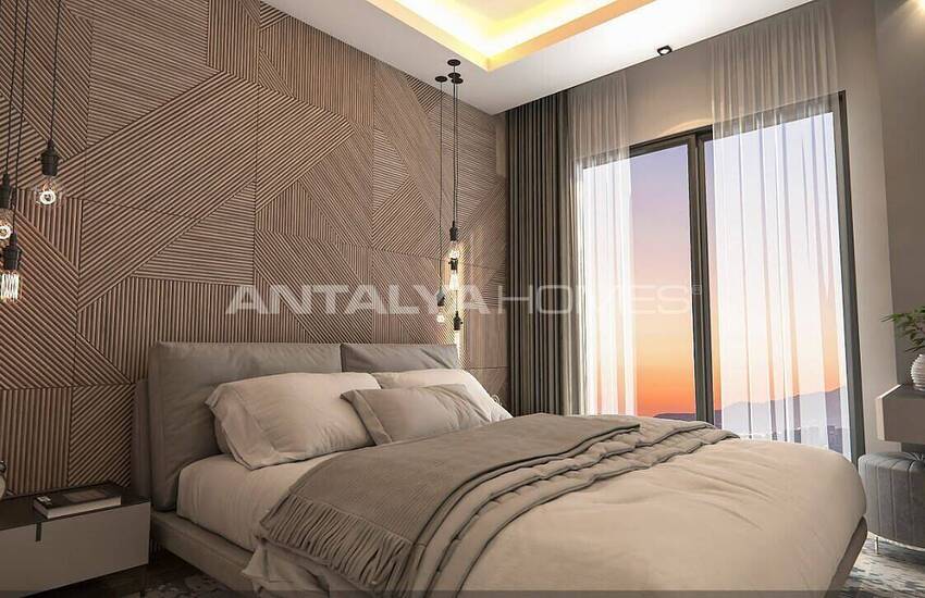 Sea and City View Flats Close to Amenities in Alanya Avsallar 19