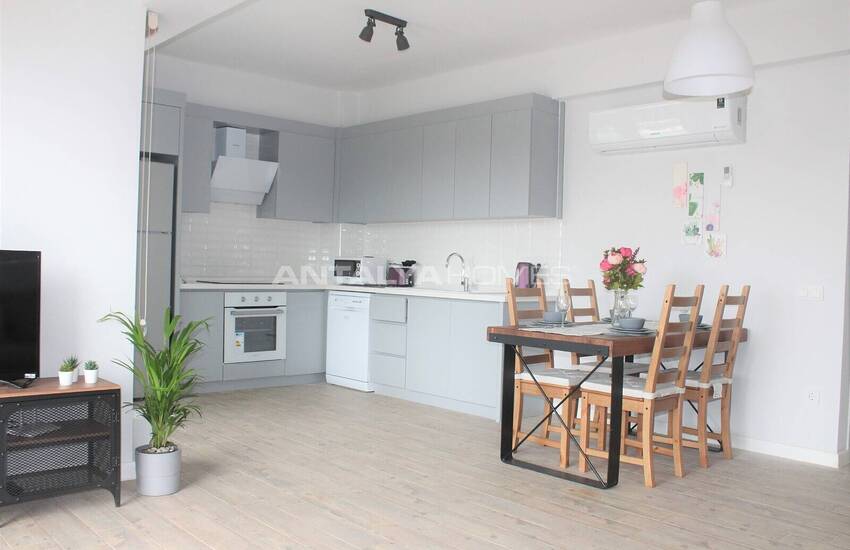 آپارتمان مبله کلید آماده در مجتمع با استخر در آنتالیا، بلک 4