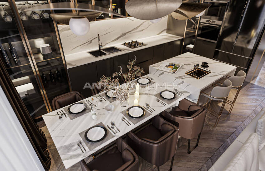 Nouvelles Maisons Triplex Avec Piscine Privée À Alanya 9