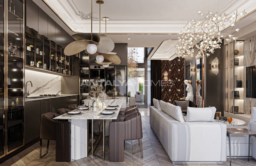 Nouvelles Maisons Triplex Avec Piscine Privée À Alanya 7